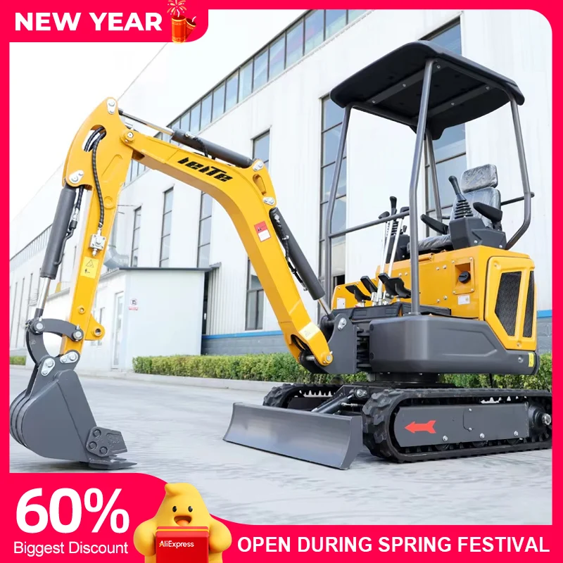 Mini Excavator 1 Ton 2 Ton 3 Ton Factory Price New Crawler Excavator Mini Escavatora 3.5 Ton Mini bagger Customization