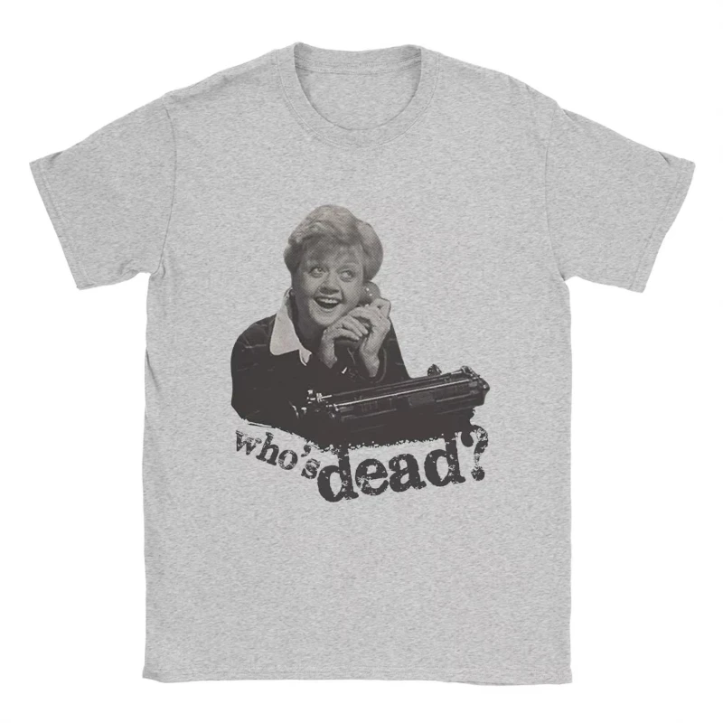 Men Murder She Wrote Fletcher T Shirt Pure Cotton Clothes Funny Short Sleeve Crewneck Tees Graphic T-Shirts