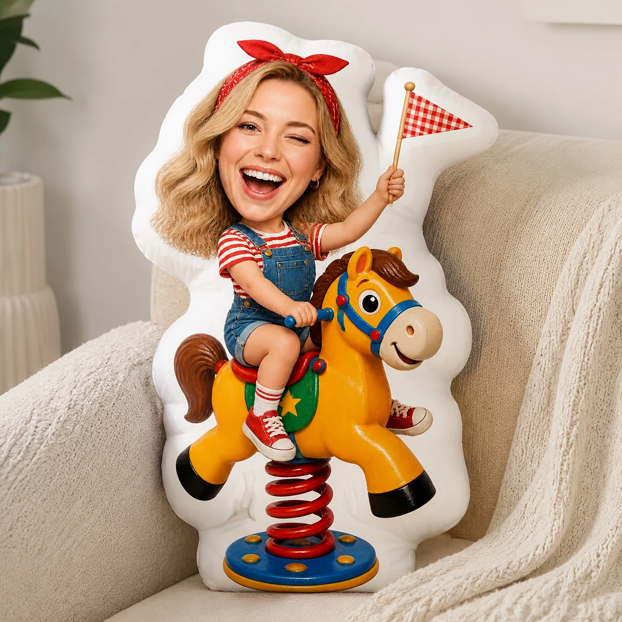 1pc Custom Double Sided Printed Creative Funny Shaped Throw Pillow, Personalized Photo Cushion for Sofa, Bed, Chair, and Home De