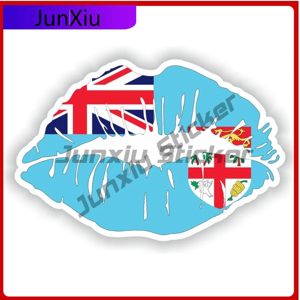 

Fiji Lips Flag Personality Auto Styling Detail Commonly Used On Bumpers Rear Windows And Trunks