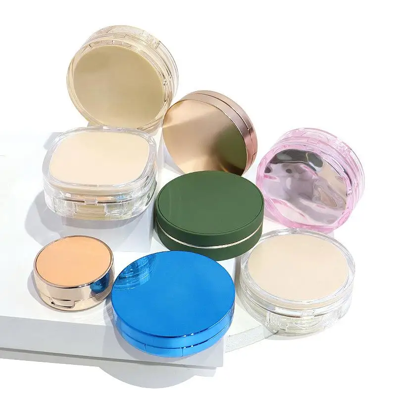 Portable Air Cushion Box With Puff With Mirror Compact Foundation Case BB Cream Container Makeup Tools DIY
