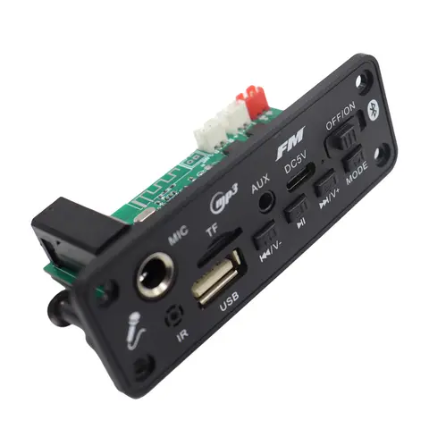 Bluetooth DIY MP3 Decoder Board DC 5V 6W 10W Amplifier Handsfree Music Player Car FM Radio Module TF USB 3.5mm