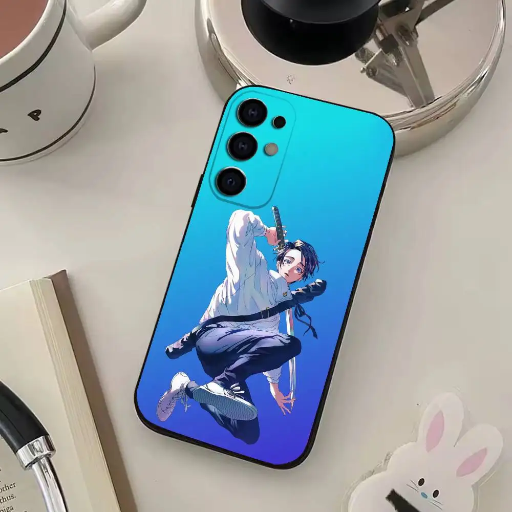 O-Okkotsu Yuta j-jujutsu k-kaisen funda de teléfono para Samsung S25,S24,S21,S22,S23,S30,Ultra,S20,Plus,Fe,Lite,Otros funda negra suave