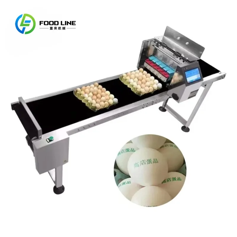 Automatic Poultry Egg Printer Egg Code Date Printing Machine for Sale