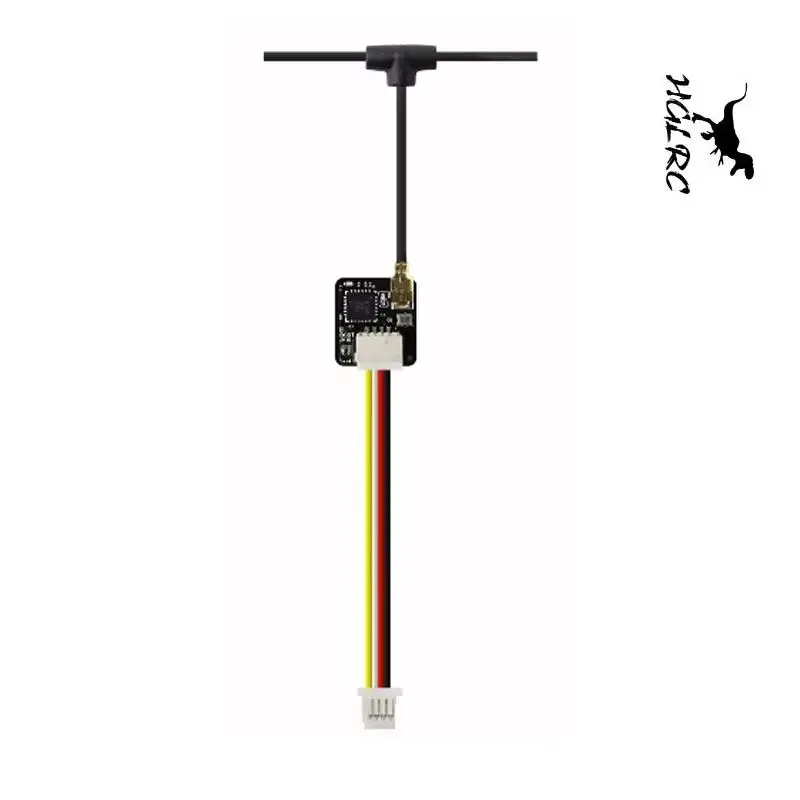 

Hglrc Elrs 2,4 г приемник 500 МГц частота обновления Elrs 3,0 для радиоуправляемого самолета Fpv дроны дальнего действия Diy Запчасти