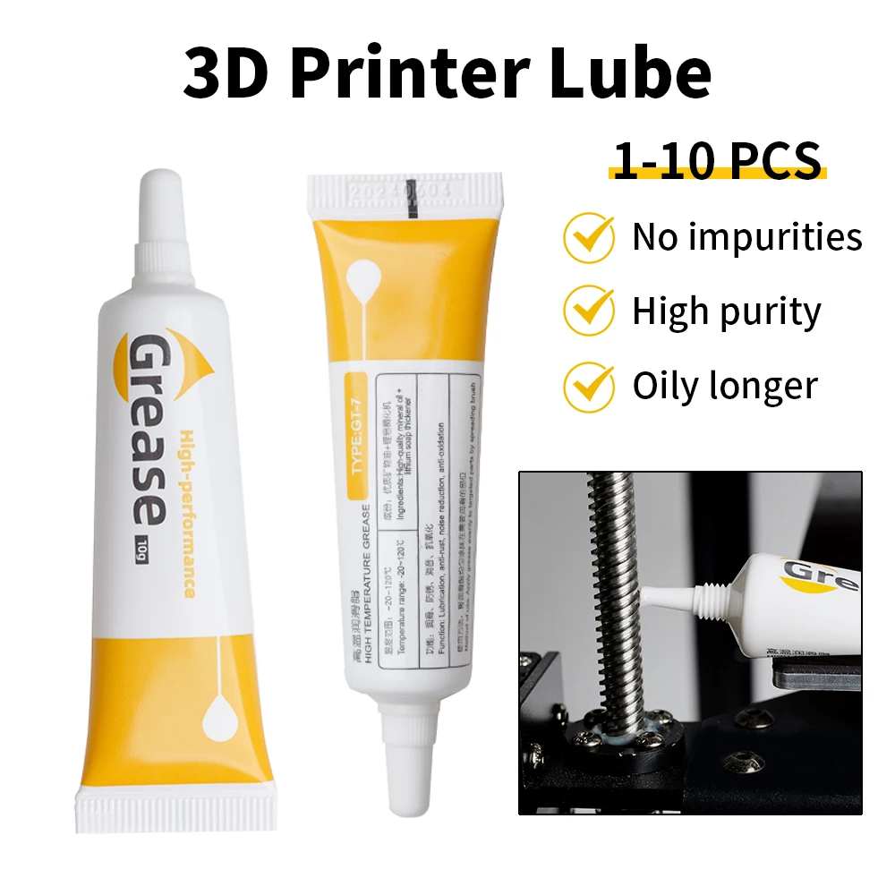 Gear Grease Lube For 3D Printer Reduce Noise Good Lubrication Effect Lubricating Oil For Creality Ender3 V3 SE/K1/K1C/K1 Max