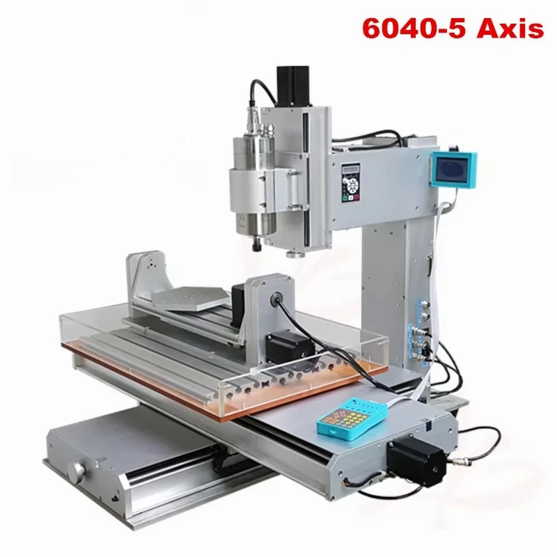 CNC Machine 1500w Spindle 6040 CNC Router 5 Axis for Aluminum Copper Acrylic Wood Cutting Machine