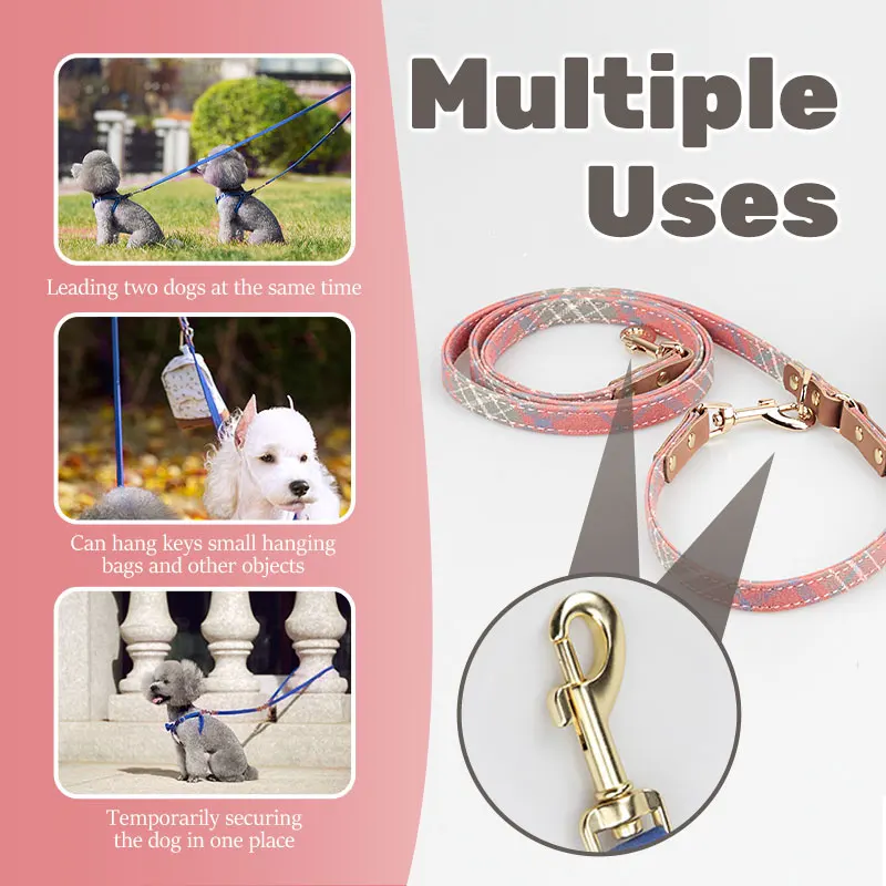 Imagem -04 - Bow-knot Dog Harness e Leash Conjunto Luxo Elegante Puppy Chest Strap Walking Leash Tração para Small Medium Dogsoutdoor Training