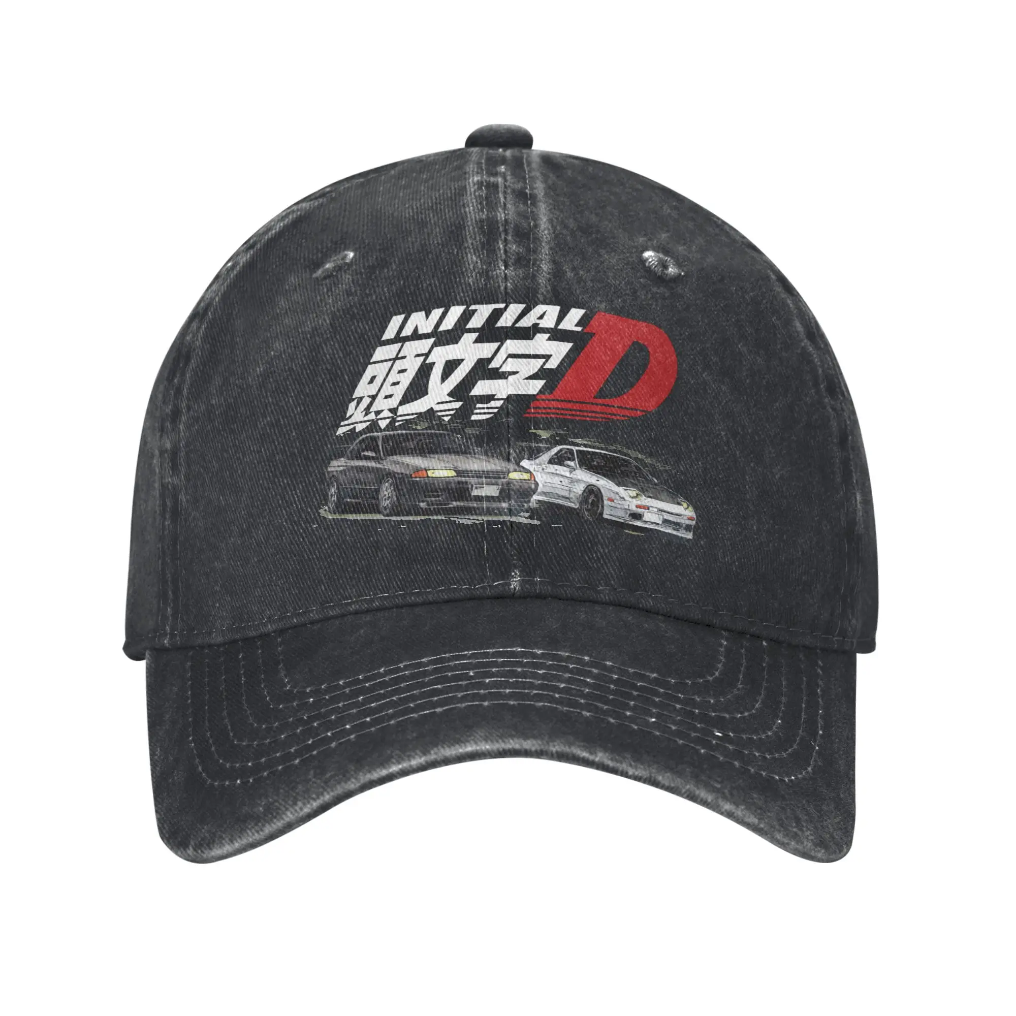 Personalized Anime Initial D Cowboy Hat Sun Protection Women Men's Adjustable  Dad Hat Autumn