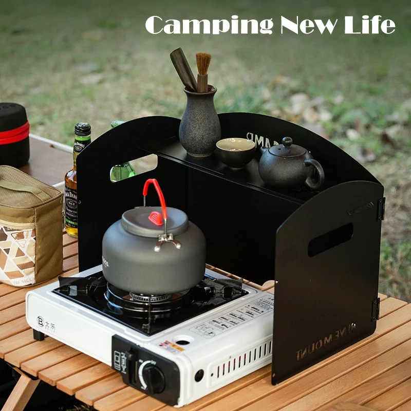 

Уличная Складная кассета для плиты, ветрозащитный отражатель для кемпинга, кемпинга, плиты для пикника, ветрозащитная крышка, ветрозащитный щит корпус w