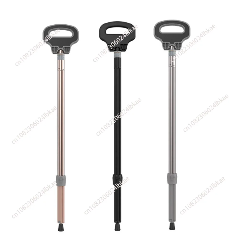 Multifunctional non-slip collapsible cane chair outdoor portable hiking pole