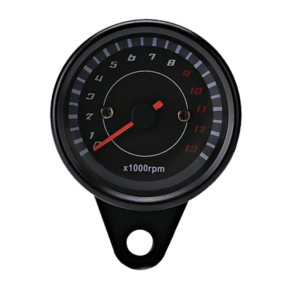 

Мотоциклетный тахометр, 13000 об/мин, светодиодная подсветка, датчик тахометра мотоцикла для большинства моделей мотоциклов