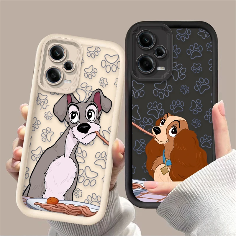 Мягкий чехол для телефона «Леди и Бродяга» для Xiaomi Redmi Note 13 14 12 11 Pro Plus 5G 12S 11S 10S 10 9 Redmi 14C 13C 12C 12 4G A3 A3X