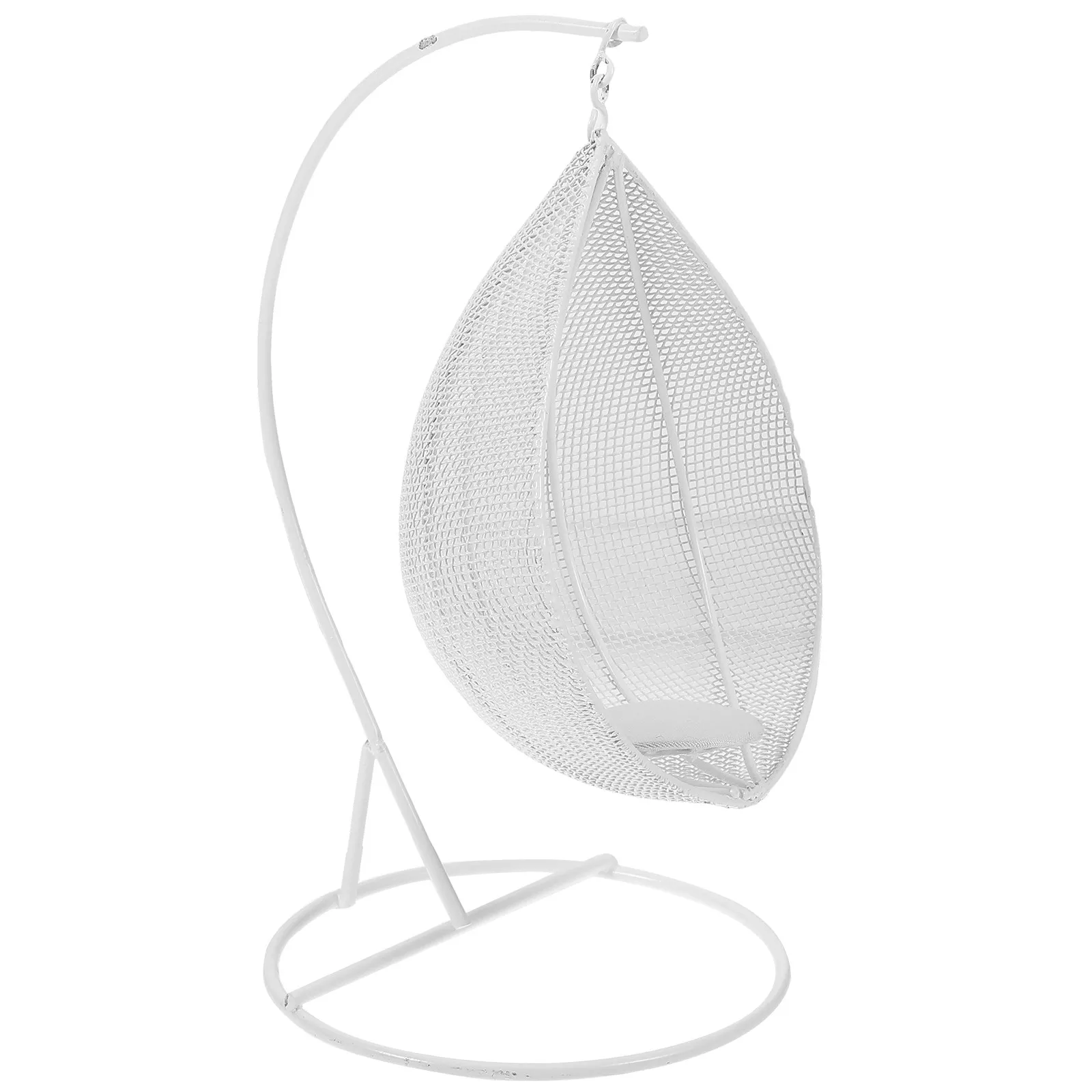 

Mini House Swing Exquisite Swing Decoration Garden Hanging Seat Ornament Mini House Accessories Micro Landscape Decor