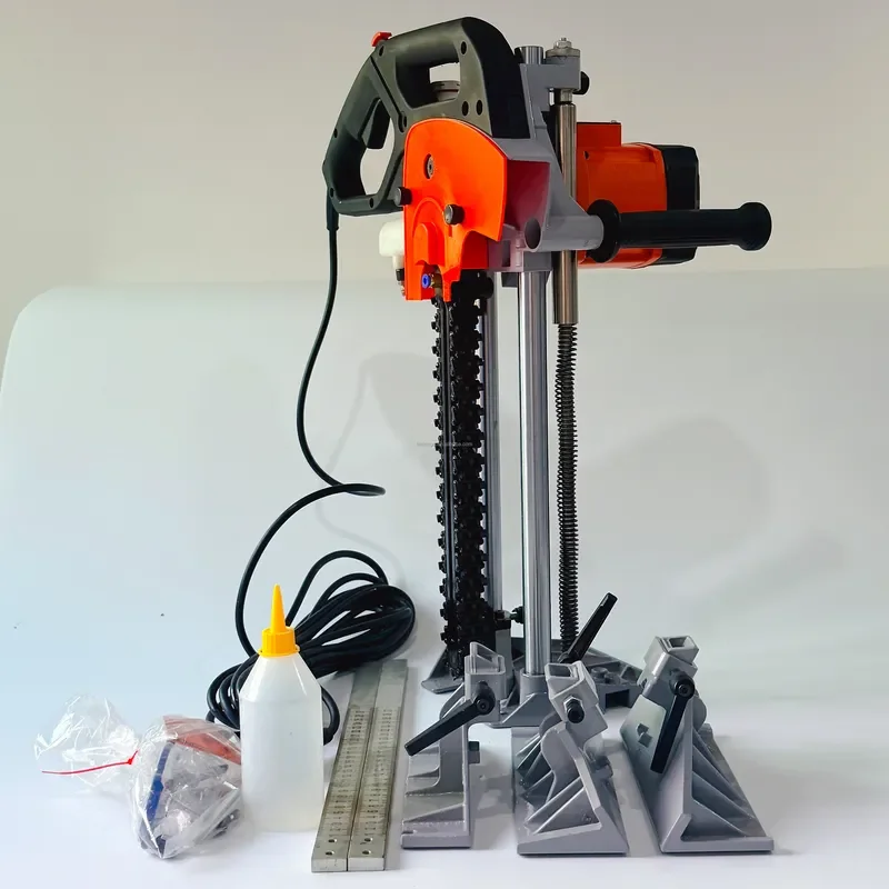 4000 R/min Portable Chisel Mortiser Machine Chain Mortising Machine Wood Mortising Square Hole Drill Grooving Machine