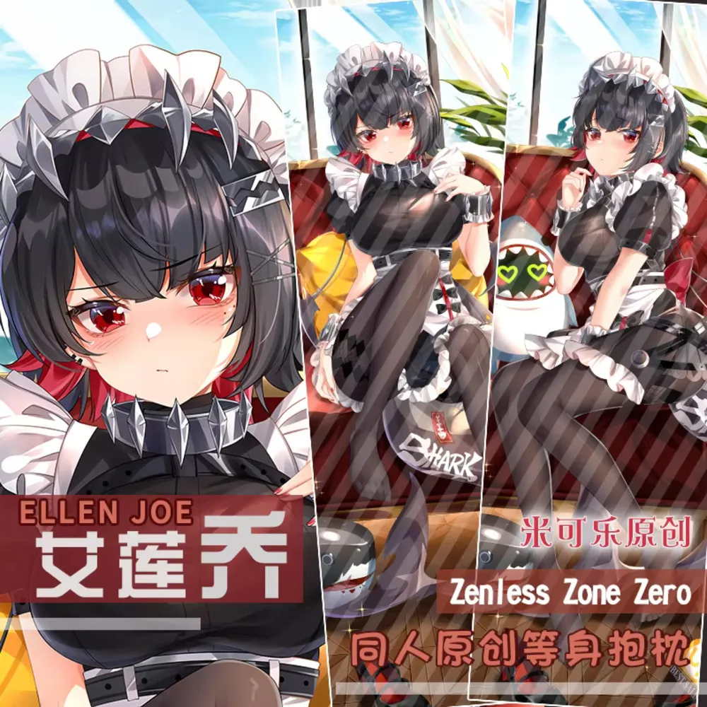 

Наволочка Zenless Zone Zero Ellen Joe Sexy Hing Body Японское аниме Dakimakura Чехлы для подушек Постельные принадлежности