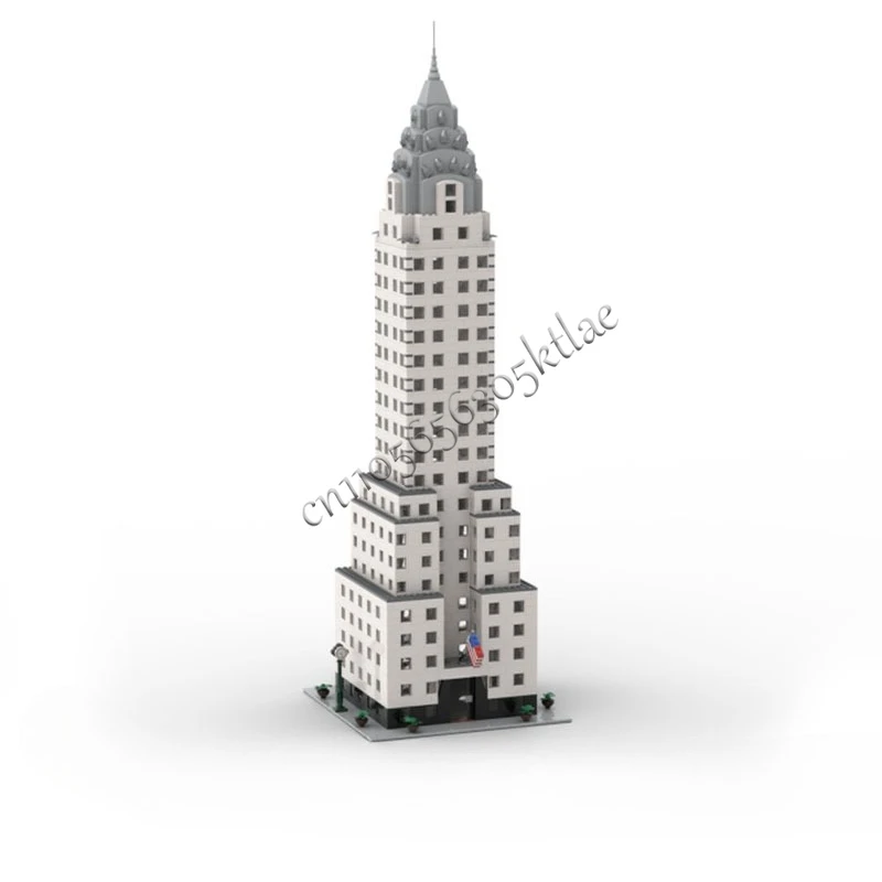 2738 PCS MOC Creative City Street View Modular Iconic Skyscraper Model Architecture Building Block Kids Assembly Bricks Toy Gift