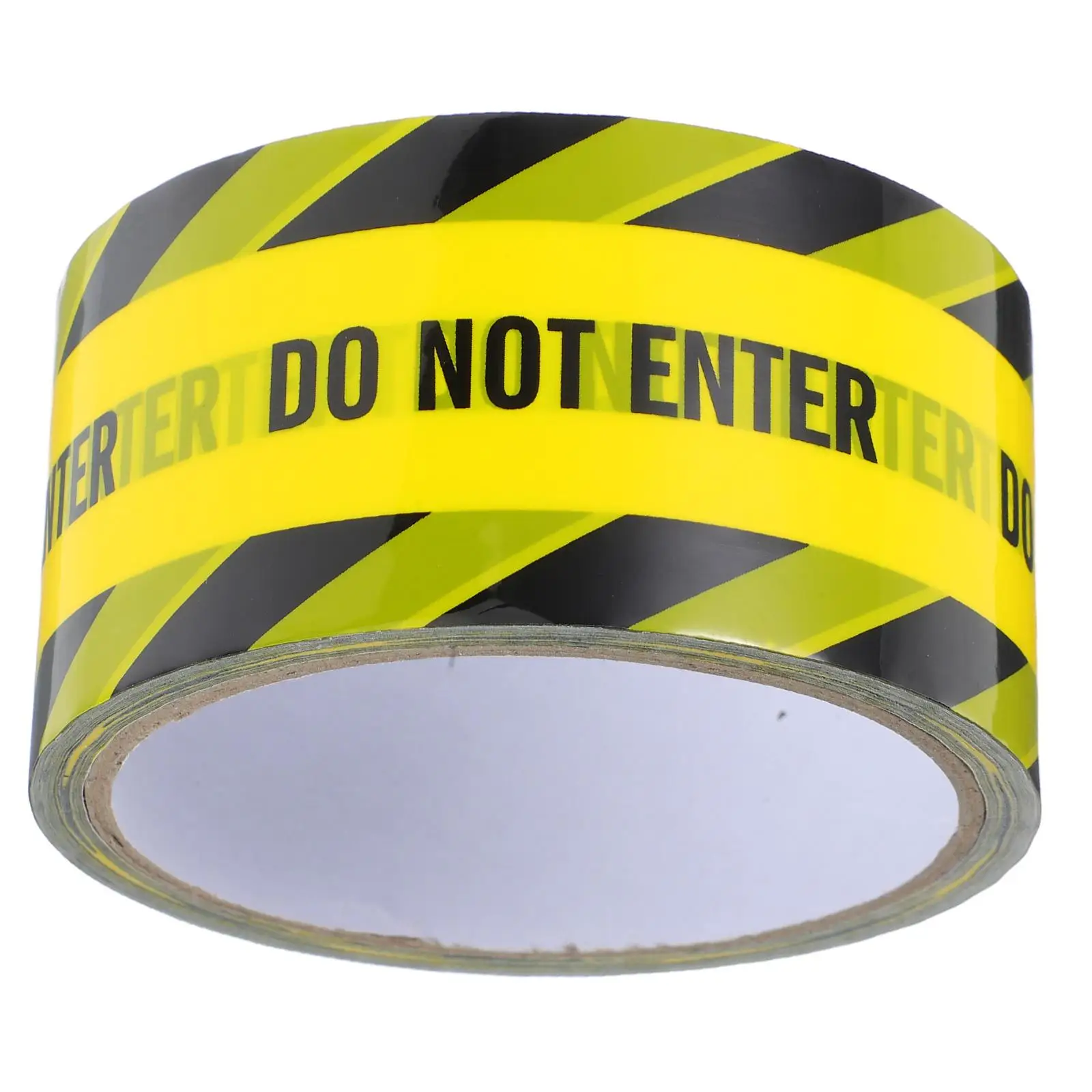 Identification Tape Safety Measures 1Roll Strong Adhesive Golden Black Stripes Warning Tape Walls Floors Pipes Equipment Caution