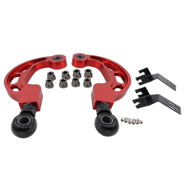 Regulowany tylny wahacz czerwony dla Volkswagen GTI MK5/MK6/MK7 Jetta (A5/A6/A7) Passat (B6/B7/B8) AUDI A3 / A3 QUATTRO (8P)