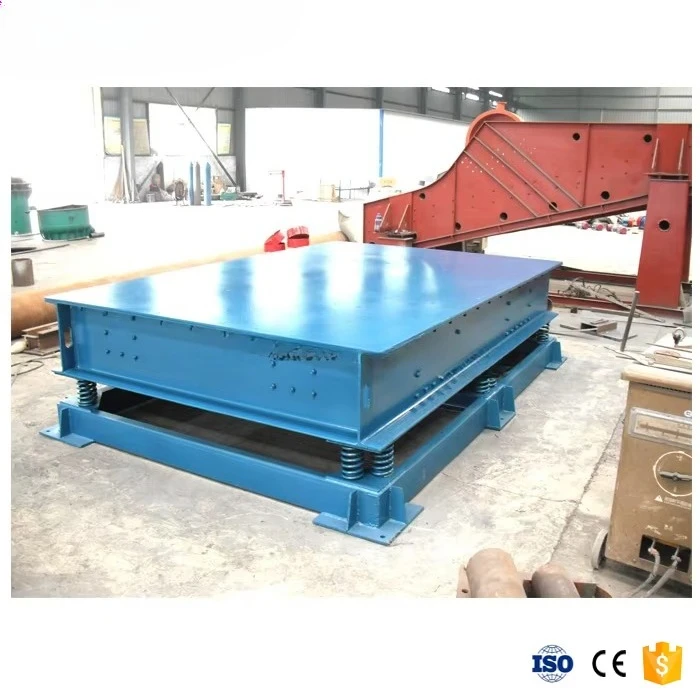 Customized Size 1500mm*1500mm Automatic Vibrating Table for Mould Pavers Processing