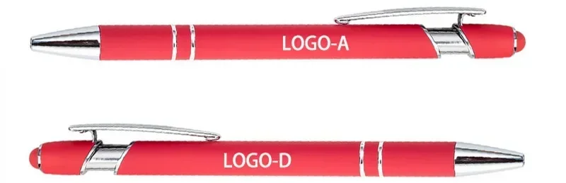 20-200pcs Laser Engraved Logo Pen Custom Advertising Wholesale Promotional Pens for Business Bulk Office Supplies 16Colors