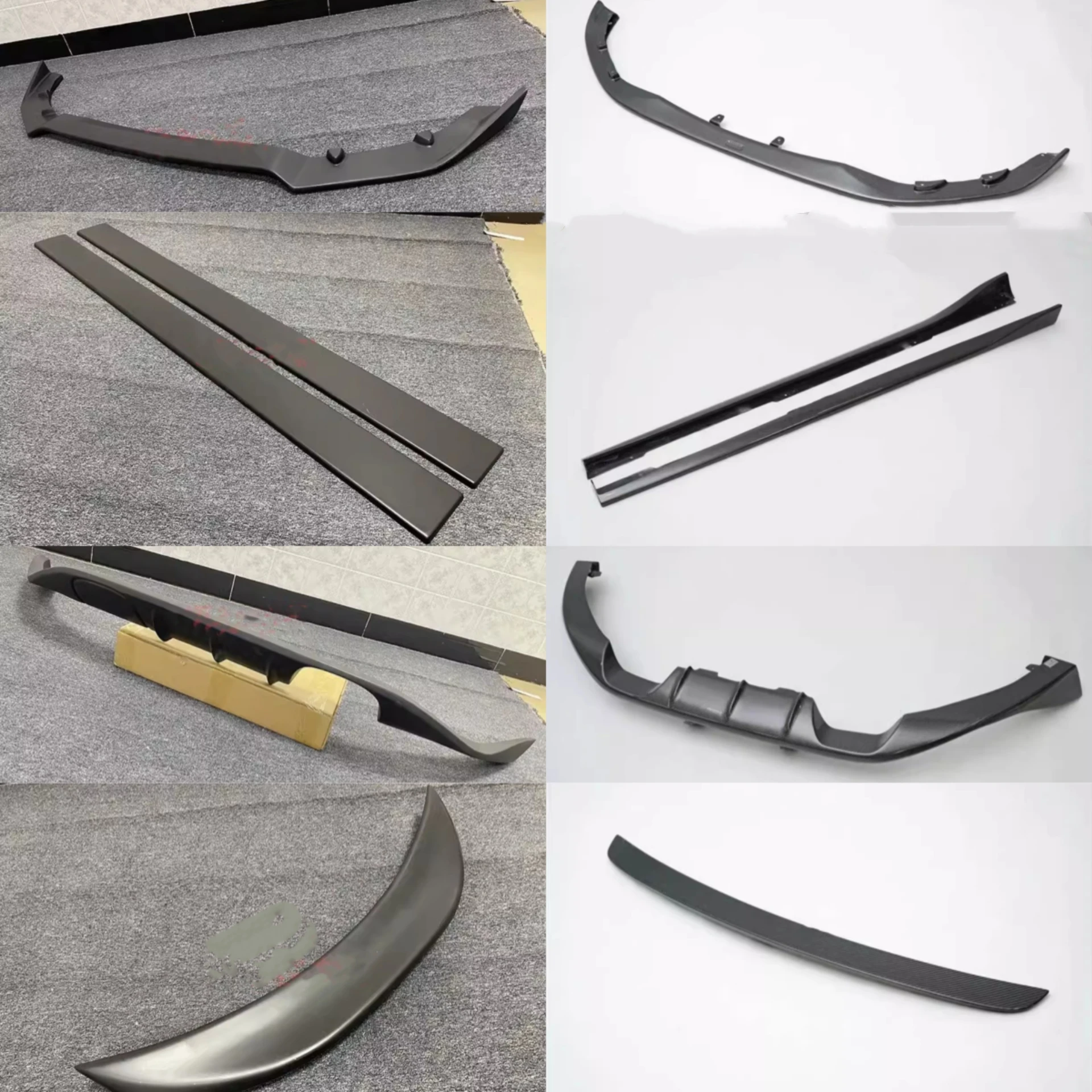 Carbon Fiber Front Rear Lip Side Skirt for Mazda MX5 Resin Spoiler Shovel Tail Wing Body Kit Car Accessories