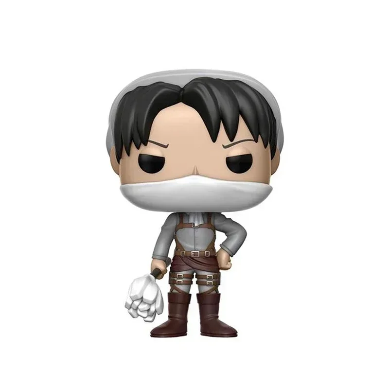 Funko Pop Attack On Titan EREN JAEGER #20 MIKASA ACKERMANN #21#235 Action Figure Toys Collection Dolls Gifts for Children Figure