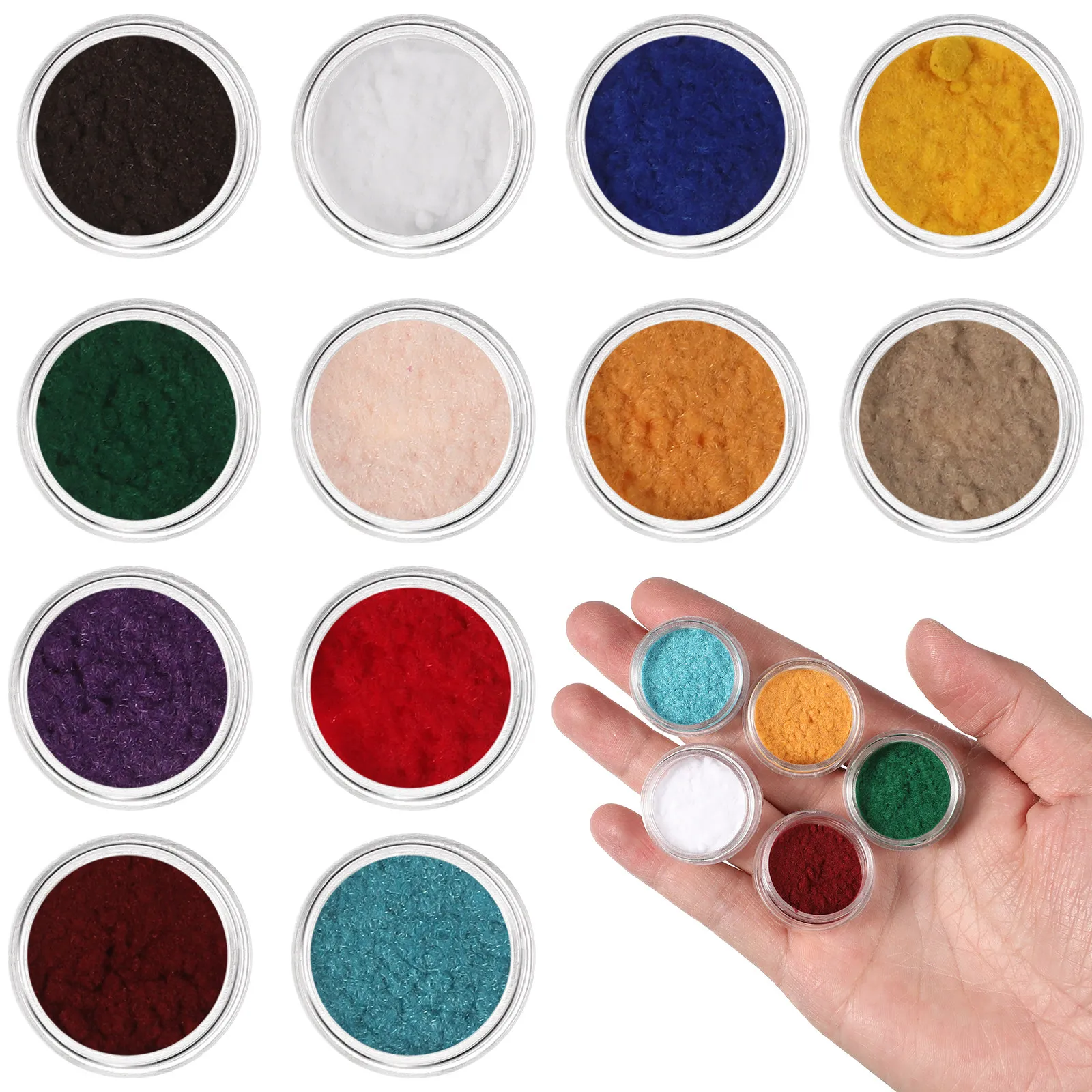 

2 набора декоративной пудры для ногтей, изысканный маникюр, украшения для ногтей своими руками, для вечеринок, Рождества, Нового года, дней рождения и других мероприятий