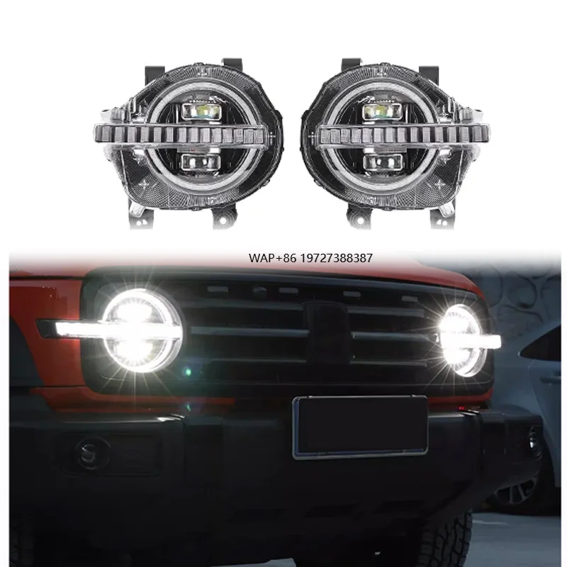 

Upgrade Car Accessories Front LED Headlight Lights Assembly DRL Head Lamp Headlights for GWM Tank 300 2025 2026 Accessories