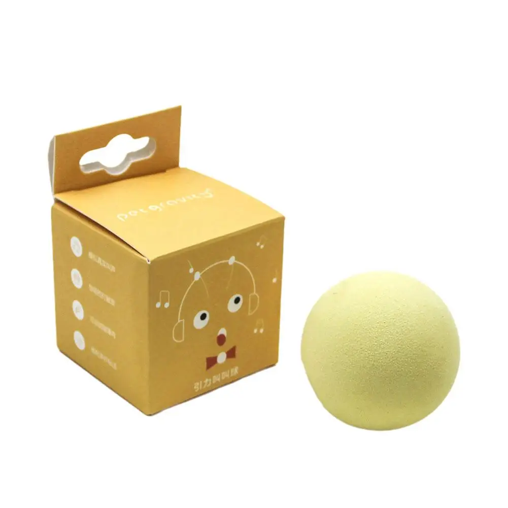 Chirping Cat Toys EVA Automatic Rolling Gravity Sound Interactive Kitten Exercise Toy Animal Toy Cat Catnip Ball Lifelike S M2O6