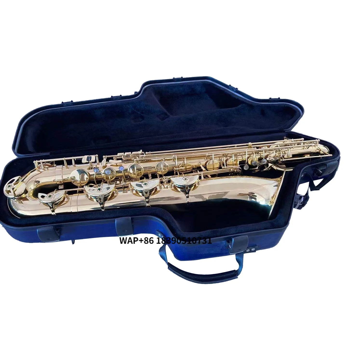 

Баритон-саксофон с золотым лаковым покрытием, производство OEM