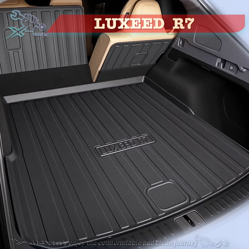 

Для LUXEED R7 2024-2025 Коврик для багажника автомобиля на заказ Всесезонный коврик для багажника 3D-образный лазерный измерительный коврик для багажника Защитный коврик для багажника