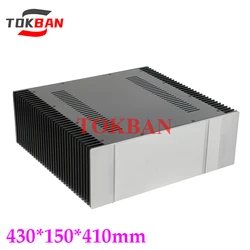 Tokban Audio CJ194 430*148*350mm All Aluminum Class A Amplifier Chassis Enclosure DIy Home Amp Case Shell