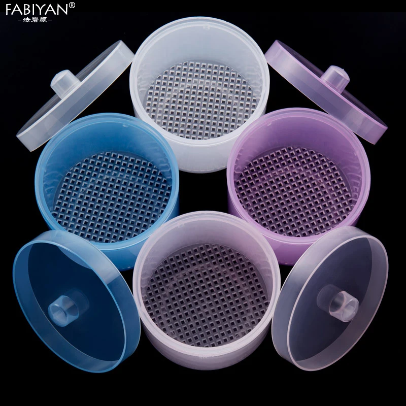 Nail Art Drill Bits Sterilizer Disinfection Box Grinding Head Nail Tool Cleaning Box Manicure Storage Case
