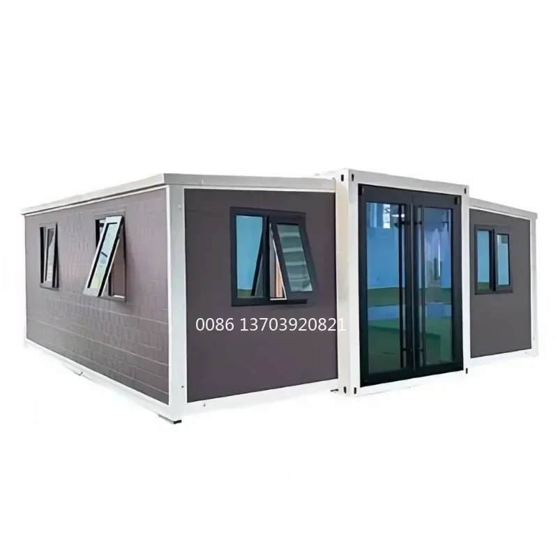 Luxury Proof 20ft 40ft Prefab Expandable Container House Steel Portable Prefabricated Villa 2 Bedroom with Bathroom