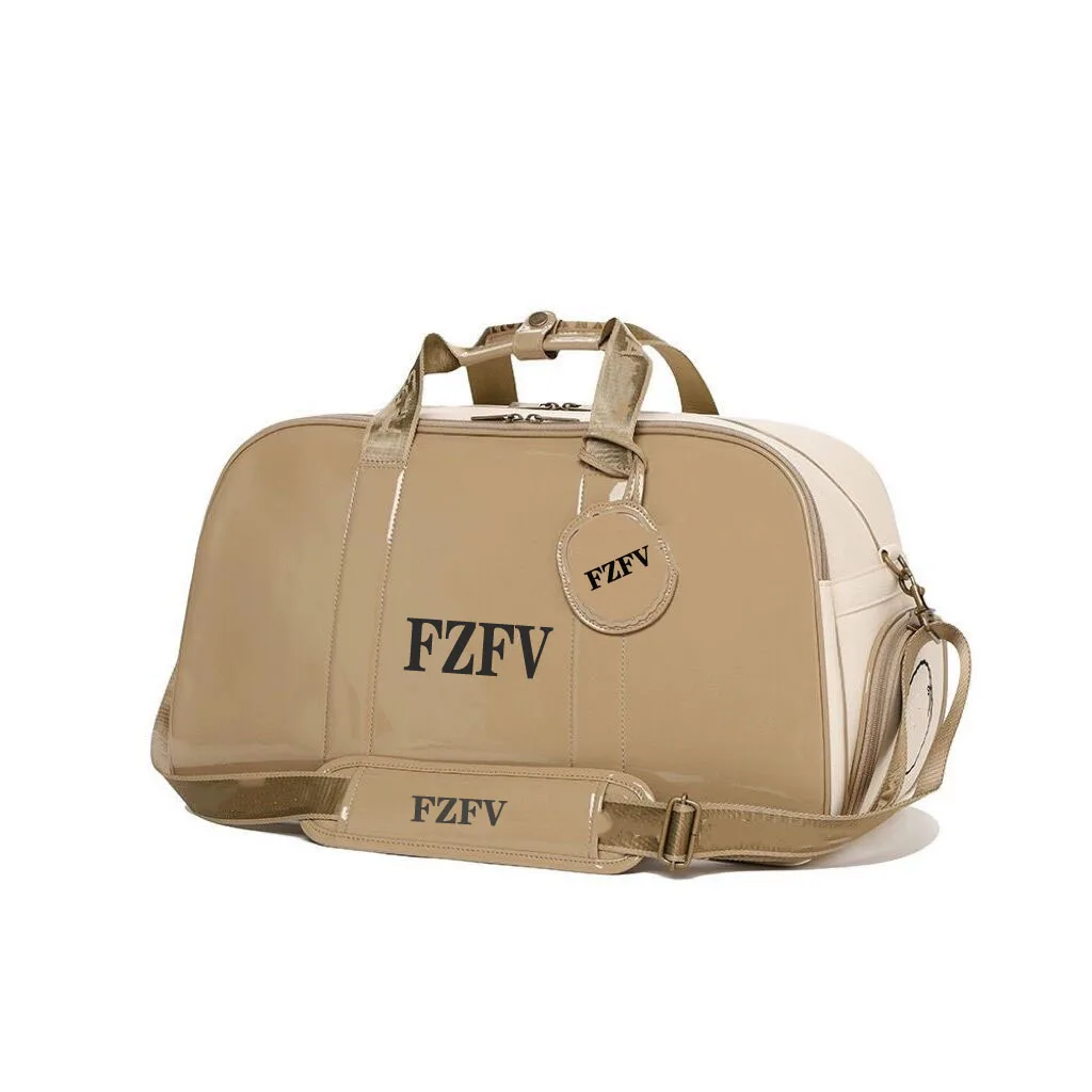 남녀공용 PU 가죽 골프 가방, 방수 및 내마모성 보스턴 백, 2025 골프 핸드백, 신제품