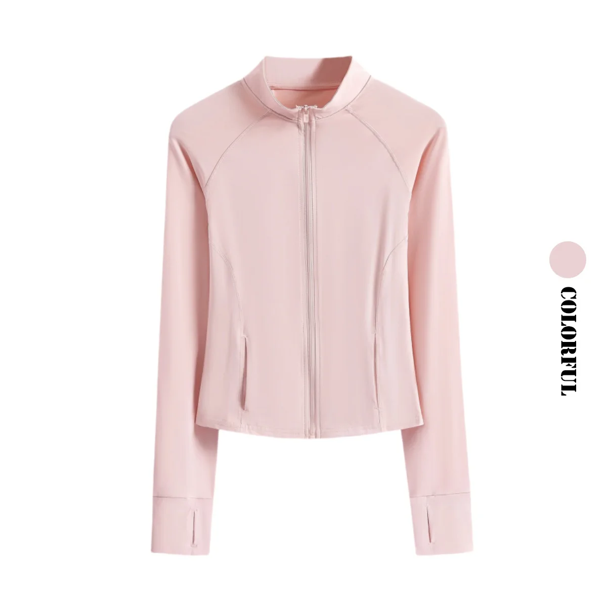 DRUR Women Lightweight UPF50 Yoga Tops Sun Protection Long Sleeve Sunsuit Quick Dry Gym Shirt Running Sports Wear Workout Jacket