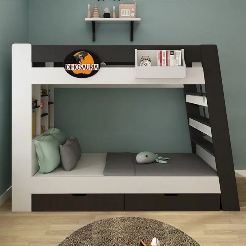 Nordic high and low bed mother and child bed with width bunk bed 1 meter 1.2/1