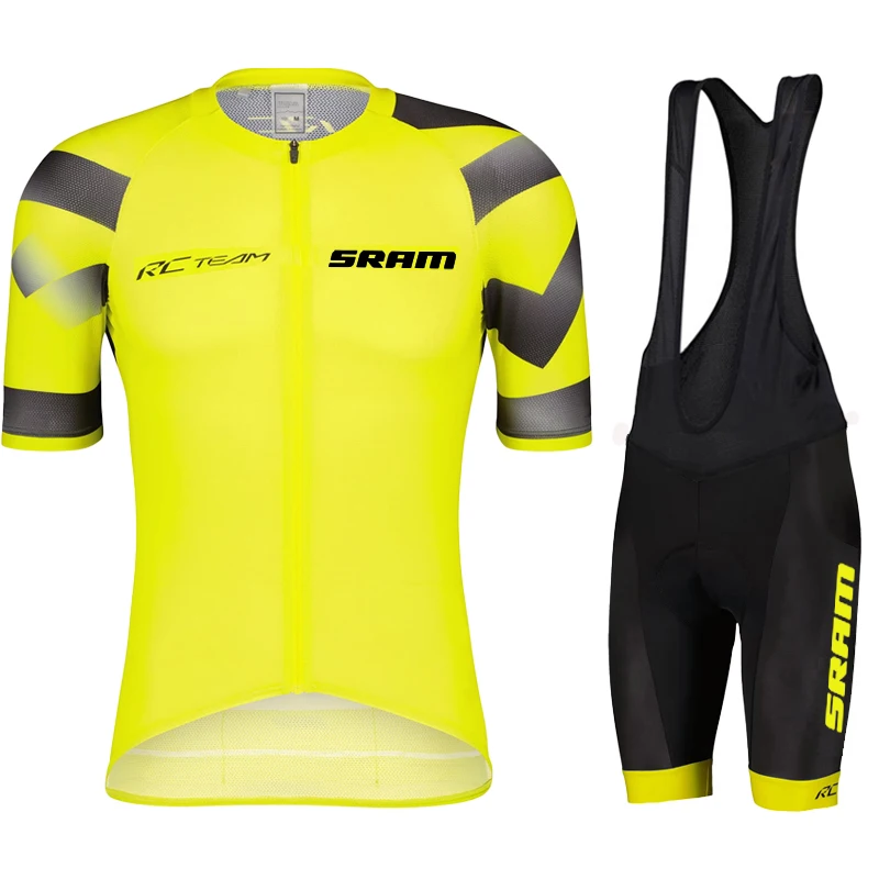 Cycling Pants Man SRAM Mtb Road Bike Uniform Men's Blouse Bicycle Clothes Jersey Clothing Shorts Suit Bib Summer 2024 Jerseys