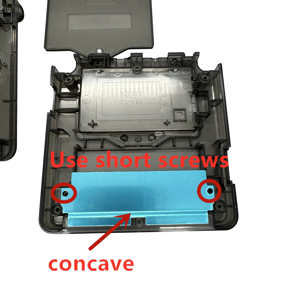 Ips klares Gehäuse transparente Shell-Spiele konsole Ersatz für Gameboy Advance GBA SP IP Original-LCD-Bildschirm mit Zubehör