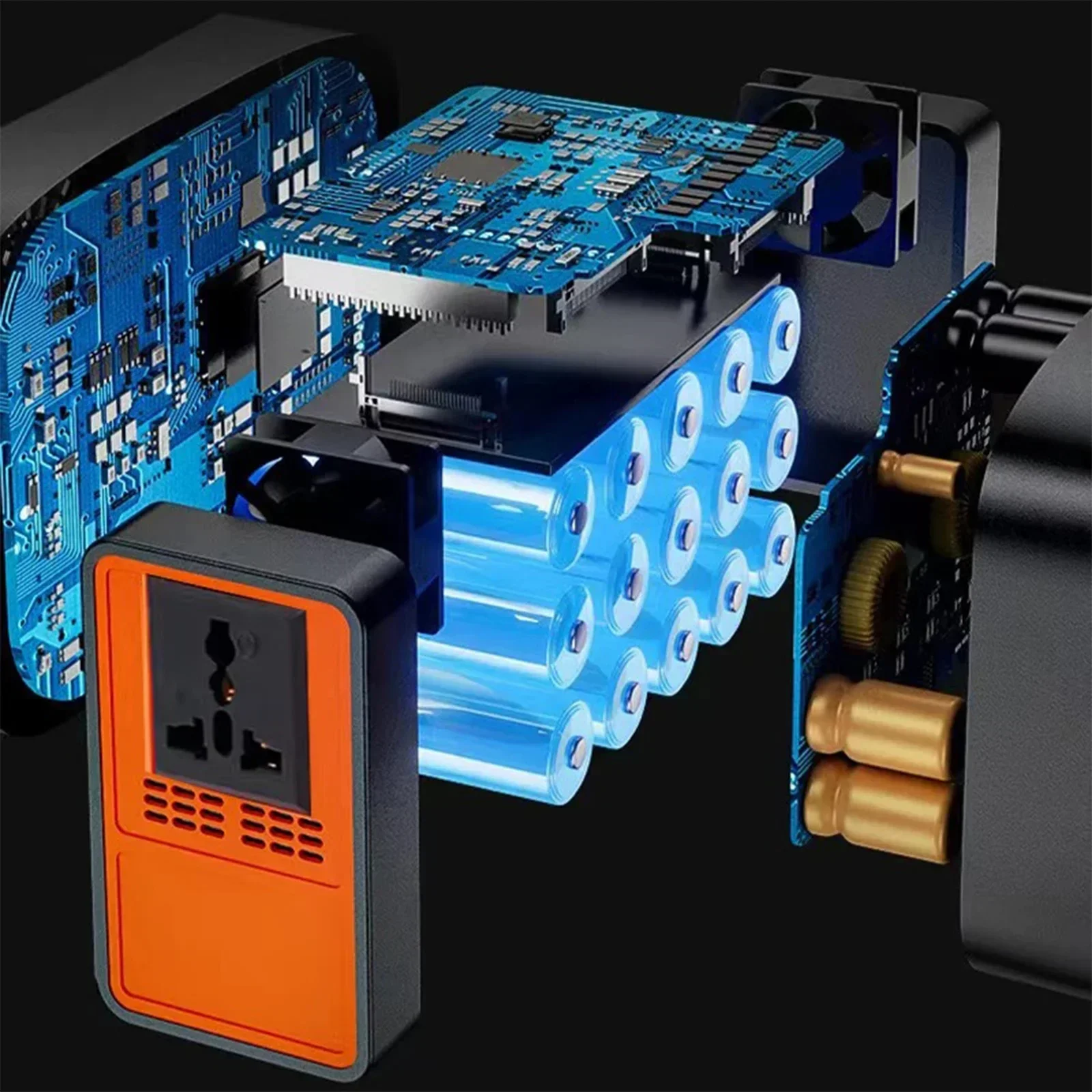 Purfield ที่ชาร์จไฟในแบตสำรองแบบพกพา220V 150W 42000mAh สถานีฉุกเฉินพกพาได้สำหรับตั้งแคมป์กลางแจ้ง