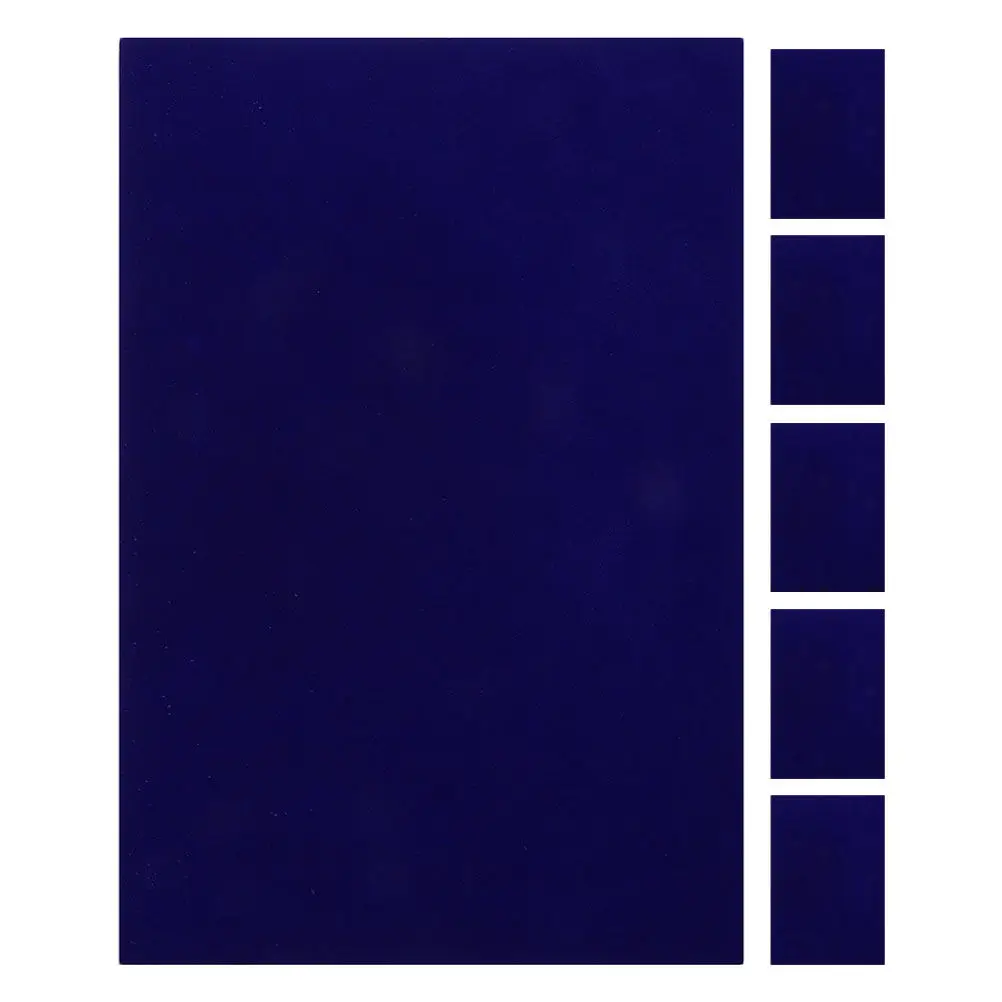 

6pcs A4 Self-Adhesive Flocking Fabric Plant Soft Jewelry Box Lining Sheet For Drawer Insert Wedding Birthday Diy Craft