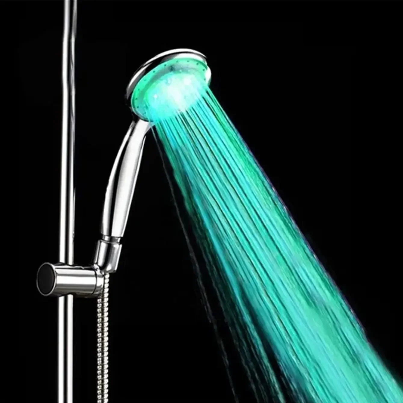 LED 7 Colors Shower Head Automatically Color-Changing LED Shower Light Water Saving Shower Head Bathroom Accessorries image 4