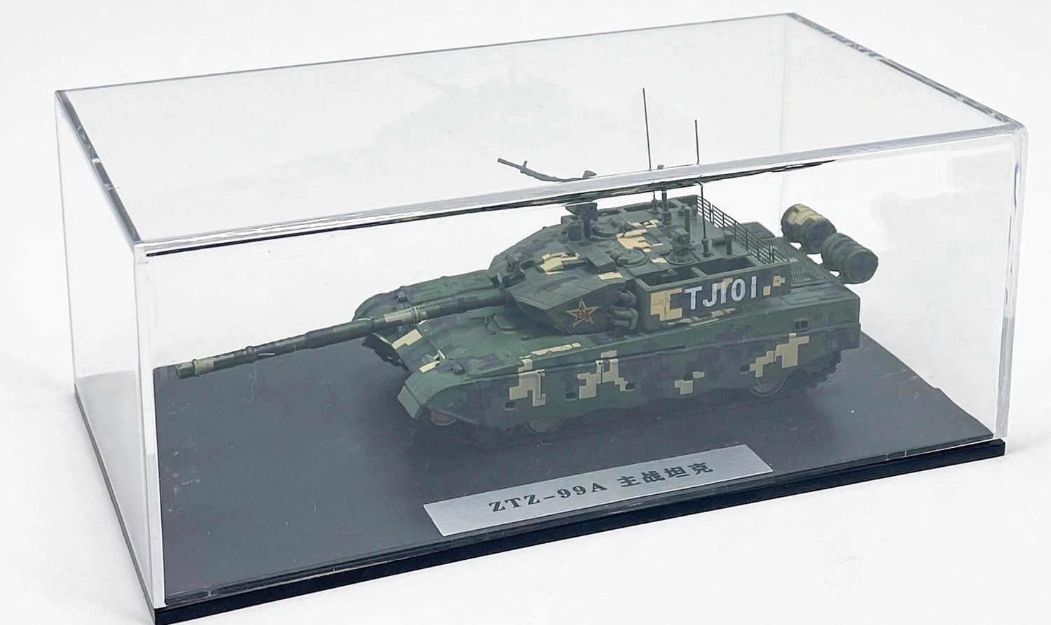 Spot 1: 72 Chinese ZTZ-99A Tank Model Digital Camouflage Alloy Body Static Finished Product Model