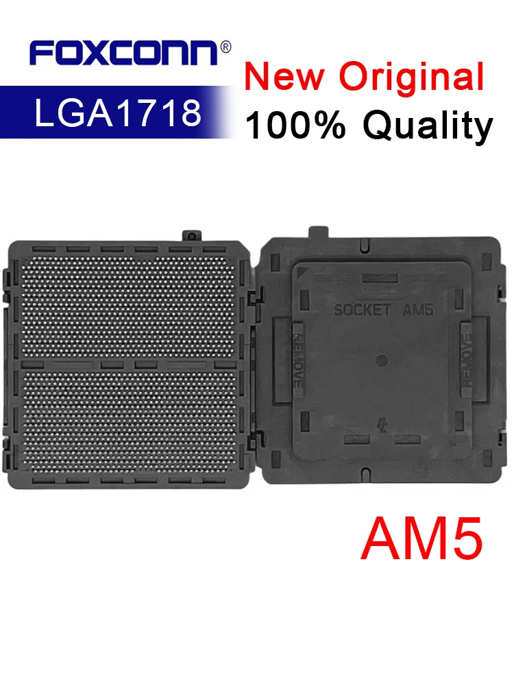 Oryginalny Foxconn 100% Nowy Socket CPU AM5 Socket LGA1718 Do Płyty Głównej PC AM5 CPU BGA Base Duży Złącze z Kulami Cynowymi Podstawa Uchwytu — zdjęcie produktu 7