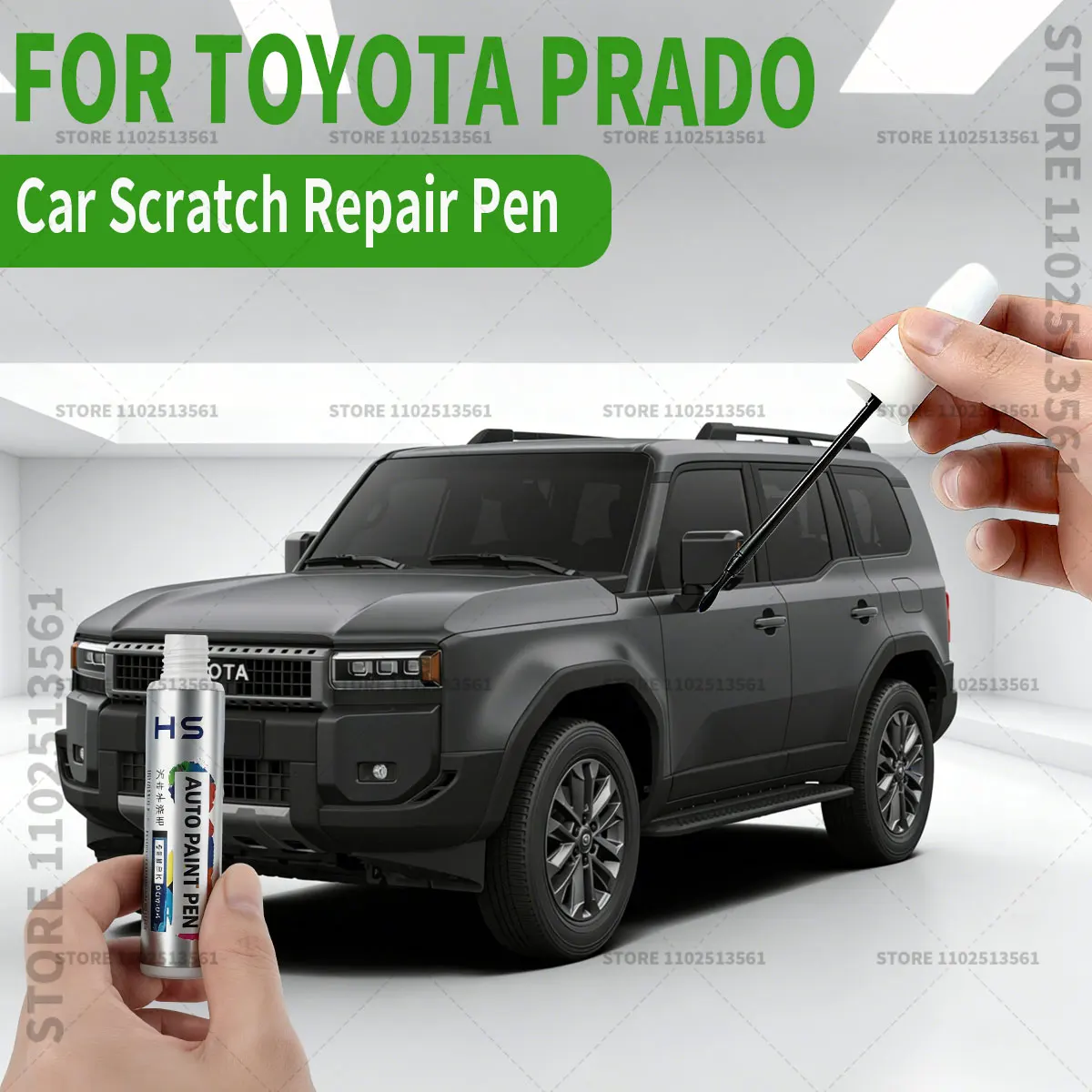 Paint Repair Pen Touch Up Scratch Remover DIY Car Accessories White 070 089 040 Black 209 Avant Garde Bronze For Toyota Prado