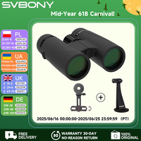Svbony SA205 Binoculars with Tabletop Tripod 8X42/10X42 ED Flat-field IP67 Waterproof BAK4 for Bird Watching and Photography