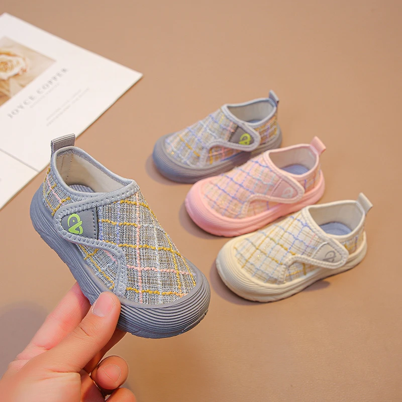 

Kids Shoes Boys Girls Casual Slip on Sneakers Size 21-31 Soft Sole Toddler First Walkers Footwear Breathable Children's Shoes