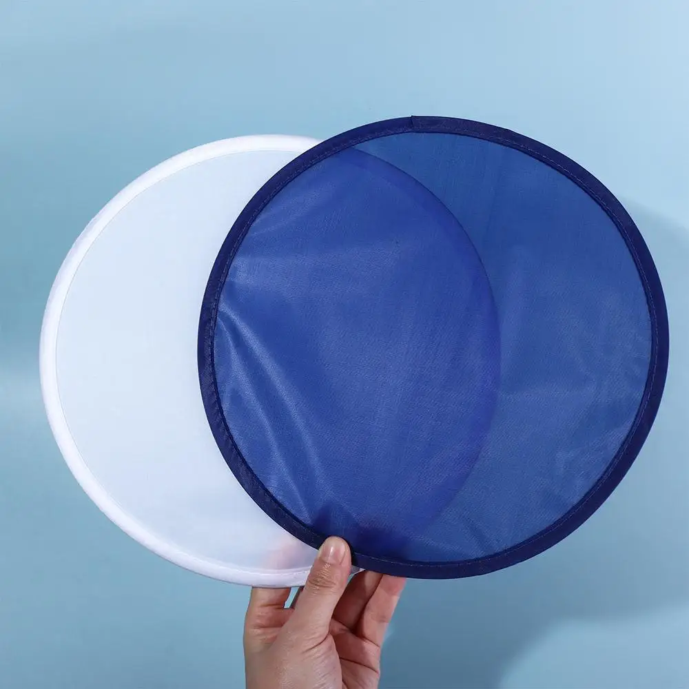 

2023 Collapsible with Pocket Summer Nylon for Outdoor Circular Fan Folding Fans Child Toy