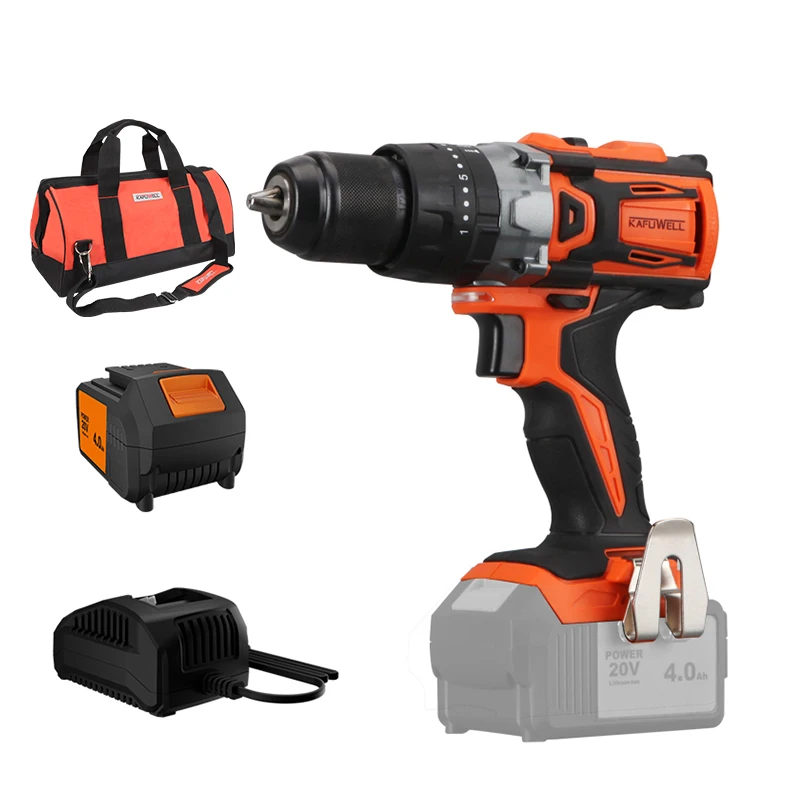 for PA4501HB-W-4S-1 Cordless Drill Set Impact Drill Power Drill Set With 4.0AH Lithium Ion Batteries And 1 Charger